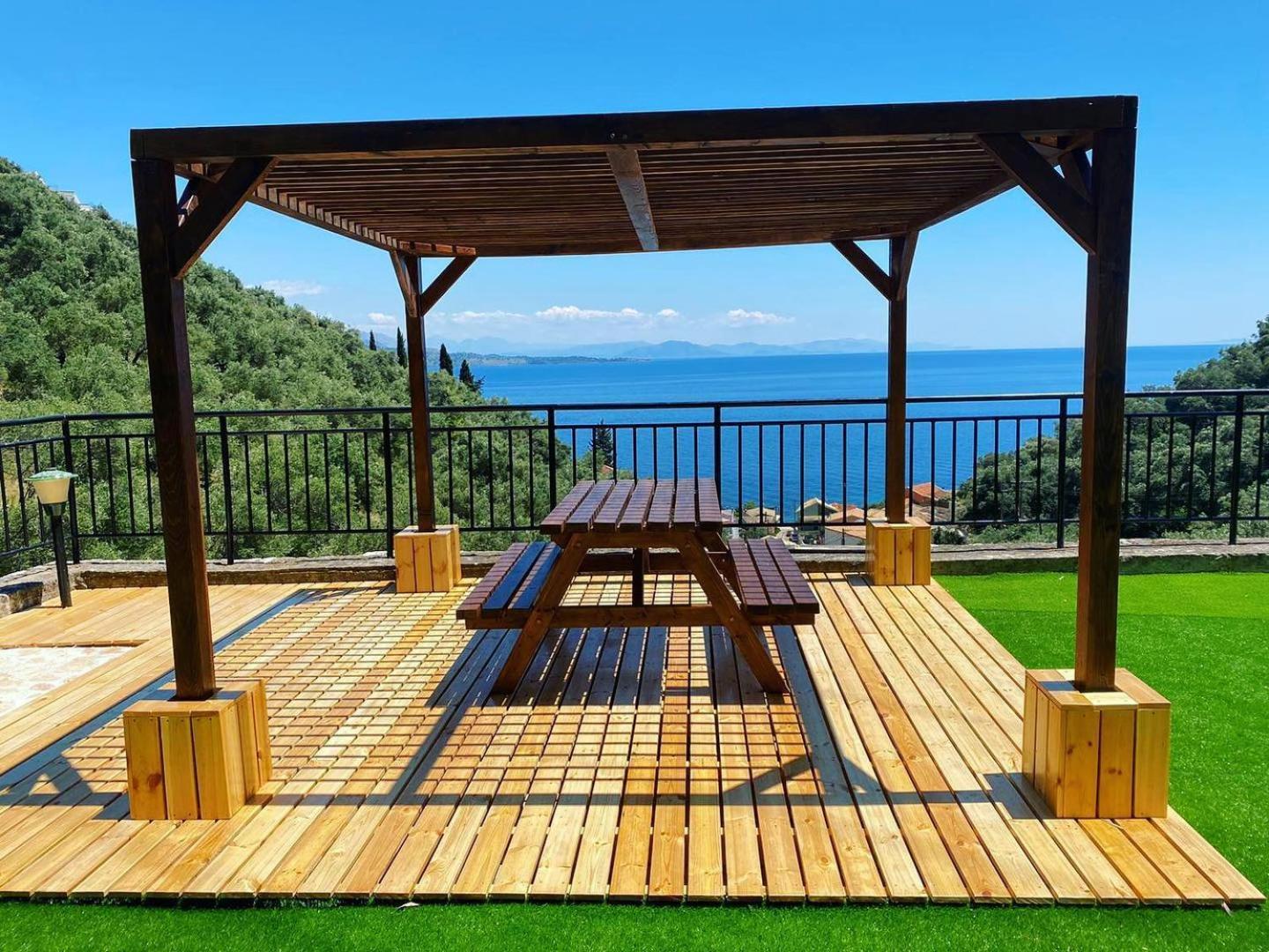 Silent Bay Apartments Katavolos Bagian luar foto