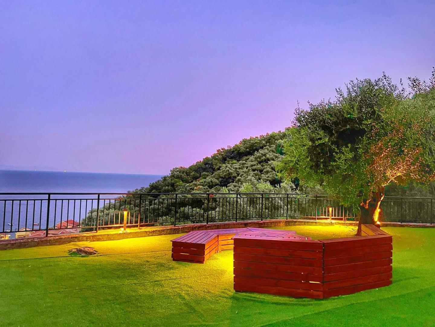 Silent Bay Apartments Katavolos Bagian luar foto